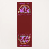 Rijkelijk op tinten van een prinses make-up regenb yogamat (Voorkant)