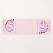 Rijkelijk op tinten van een prinses make-up regenb yogamat (Voorkant (horizontaal))