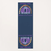 Rijkelijk op tinten van een prinses make-up regenb yogamat (Voorkant)