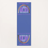 Rijkelijk op tinten van een prinses make-up regenb yogamat (Voorkant)