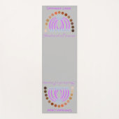 Rijkelijk op tinten van een prinses make-up regenb yogamat (Voorkant)