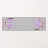 Rijkelijk op tinten van een prinses make-up regenb yogamat (Voorkant (horizontaal))