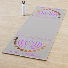 Rijkelijk op tinten van een prinses make-up regenb yogamat