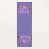 Rijkelijk op tinten van een prinses make-up regenb yogamat (Voorkant)