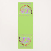 Rijkelijk op tinten van een prinses make-up regenb yogamat (Voorkant)