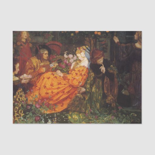 Rijken door Eleanor Fortescue-Brickdale Tissuepapier (Voorkant)