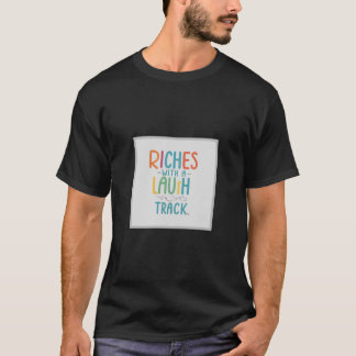 Rijken met een lachtrack t-shirt