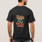Rijken met een twist t-shirt (Achterkant)