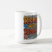 Rijken met Riddles Koffiemok (Voorkant rechts)
