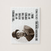 Rijken van de toekomst zijn de rijken van de geest legpuzzel (Verticaal)