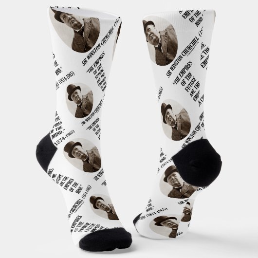 Rijken van de toekomst zijn de rijken van de geest sokken (Gebogen)