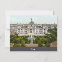 Rijksdag in Berlijn (circa 1900) Briefkaart