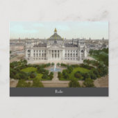 Rijksdag in Berlijn (circa 1900) Briefkaart (Voorkant)