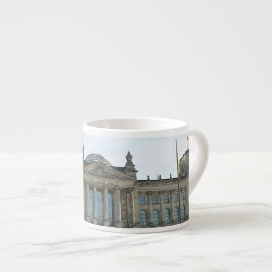 Rijksdaggebouw in Berlijn Espresso Kop (Voorkant rechts)