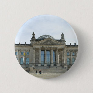 Rijksdaggebouw in Berlijn Ronde Button 5,7 Cm