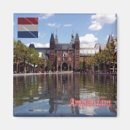 RIJKSMUSEUM Amsterdam, Nederland, Fridge Magneet (Voorkant)