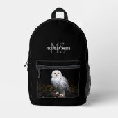 Rijkswintersnuffeluil (monogram) bedrukte rugzak (Voorkant)