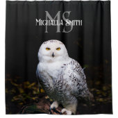 Rijkswintersnuffeluil (monogram) douchegordijn (Voorkant)