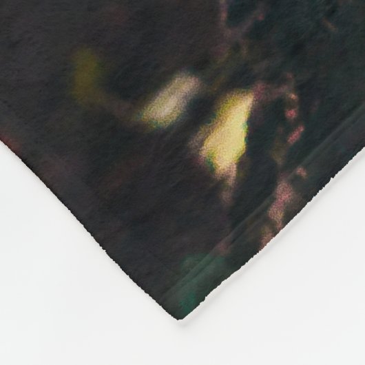 Rijkswintersnuffeluil (monogram) fleece deken (Hoek)