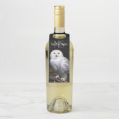 Rijkswintersnuffeluil (monogram) flessenhanger (Op fles)