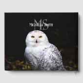 Rijkswintersnuffeluil (monogram) gastenboek (Achterkant)