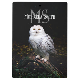 Rijkswintersnuffeluil (monogram) klembord