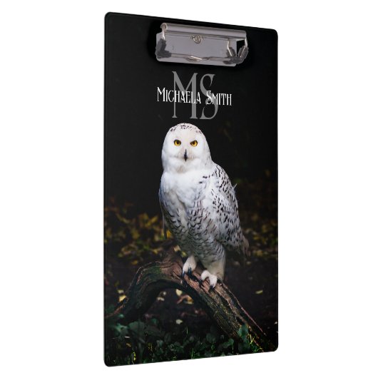 Rijkswintersnuffeluil (monogram) klembord (Rechts)