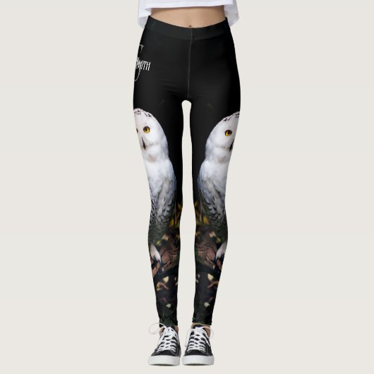 Rijkswintersnuffeluil (monogram) leggings (Voorkant)