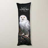 Rijkswintersnuffeluil (monogram) lichaamskussen (Achterkant (Verticaal))