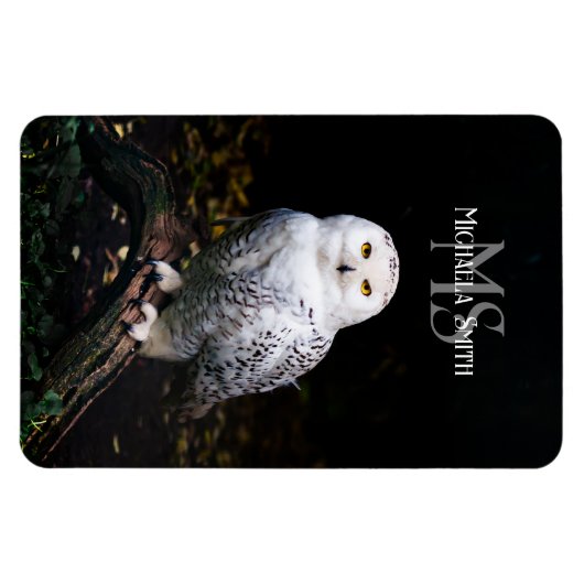 Rijkswintersnuffeluil (monogram) magneet (Horizontaal)