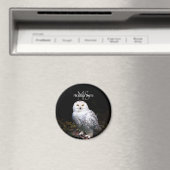 Rijkswintersnuffeluil (monogram) magneet (Insitu (Vaatwasser))