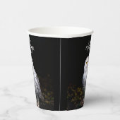 Rijkswintersnuffeluil (monogram) papieren bekers (Rechts)