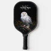 Rijkswintersnuffeluil (monogram) pickleball paddle (Achterkant)