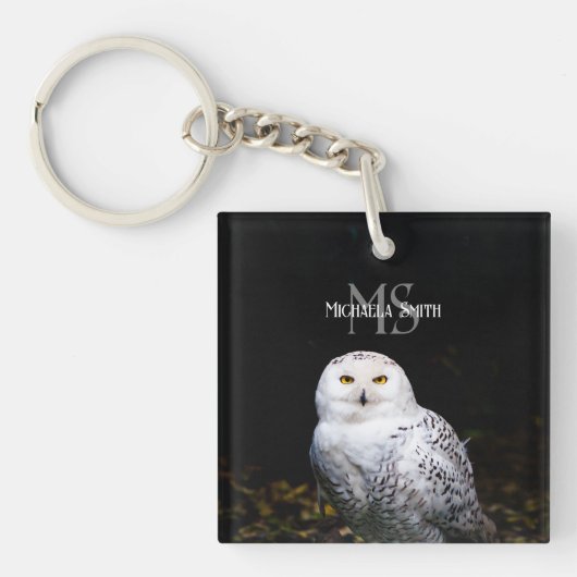 Rijkswintersnuffeluil (monogram) sleutelhanger (Voorkant)