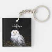 Rijkswintersnuffeluil (monogram) sleutelhanger (Achterkant)