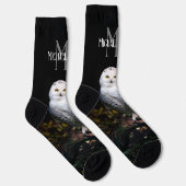 Rijkswintersnuffeluil (monogram) sokken (Rechts)