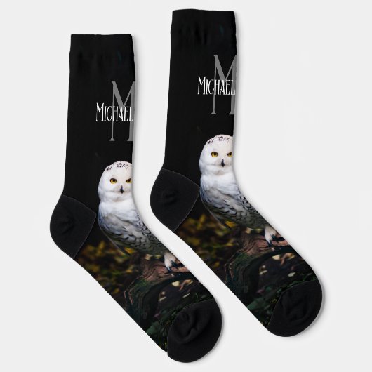 Rijkswintersnuffeluil (monogram) sokken (Rechts)