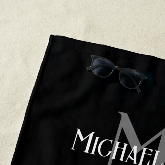 Rijkswintersnuffeluil (monogram) strandlaken (In situ)