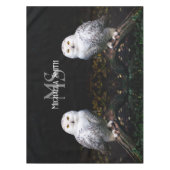 Rijkswintersnuffeluil (monogram) tafelkleed (Voorkant)