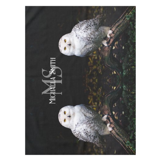 Rijkswintersnuffeluil (monogram) tafelkleed (Voorkant)