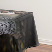 Rijkswintersnuffeluil (monogram) tafelkleed (Voorbeeld)