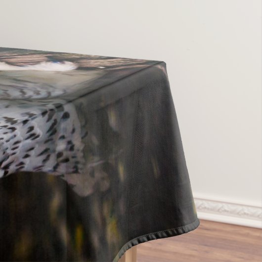 Rijkswintersnuffeluil (monogram) tafelkleed (Voorbeeld)