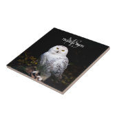 Rijkswintersnuffeluil (monogram) tegeltje (Zijkant)