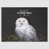 Rijkswintersnuffeluil (monogram) tissuepapier (Voorkant)