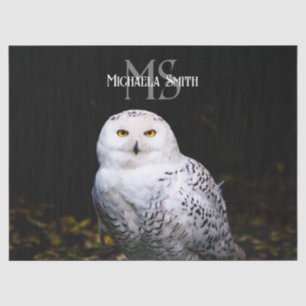 Rijkswintersnuffeluil (monogram) tissuepapier