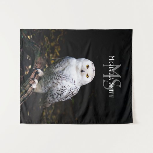 Rijkswintersnuffeluil (monogram) wandkleed (Voorkant (horizontaal))