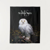 Rijkswintersnuffeluil (monogram) wandkleed (Voorkant)