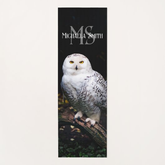 Rijkswintersnuffeluil (monogram) yogamat (Voorkant)