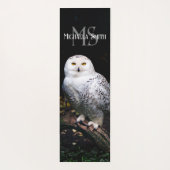 Rijkswintersnuffeluil (monogram) yogamat (Achterkant)