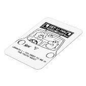 Rijles - Pupil op de verkeerde stoel Magneet (Linkerzijde)